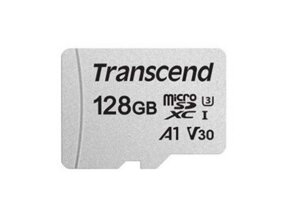 Карта памяти 128Gb - Transcend MicroSDXC Class10 UHS-I U3 A1 TS128GUSD300S-A (Оригинальная!