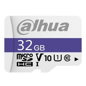 Карта памяти 32Gb - Dahua C10/U1/V10 FAT32 Memory Card DHI-TF-C100/32GB (Оригинальная!