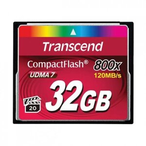 Карта памяти 32Gb - Transcend 800x Ultra Speed - Compact Flash TS32GCF800 (Оригинальная!