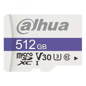 Карта памяти 512Gb - Dahua C10/U3/V30 FAT32 Memory Card DHI-TF-C100/512GB (Оригинальная!