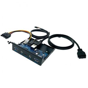 Контроллер Планка на переднюю панель Espada 2xUSB-A + USB-C 3.2 Gen 1 Eu5335c