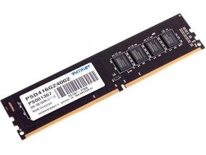 Модуль памяти patriot memory DDR4 DIMM 2400mhz PC-19200 CL17 - 16gb PSD416G24002