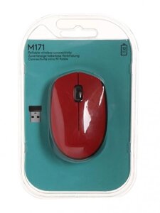 Мышь Logitech M171 Wireless Red-Black 910-004641 / 910-004645