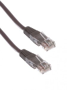 Сетевой кабель ExeGate UTP cat. 5e 0.3m Grey 258663