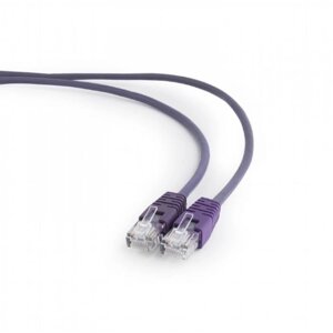 Сетевой кабель Gembird Cablexpert UTP cat. 5e 0.25m Violet PP12-0.25M/V