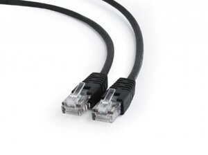 Сетевой кабель Gembird Cablexpert UTP cat. 5e 1.5m Black PP12-1.5M/BK