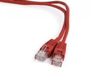 Сетевой кабель Gembird Cablexpert UTP cat. 5e 1.5m Red PP12-1.5M/R