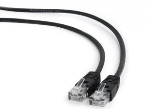 Сетевой кабель Gembird Cablexpert UTP cat. 5e 5m Black PP12-5M/BK