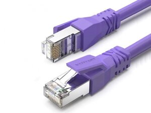 Сетевой кабель Vention SFTP cat. 6A RJ45 30cm Purple IBMVY
