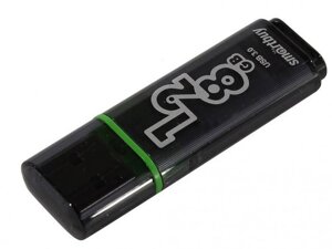 USB flash drive 128gb - smartbuy glossy series USB 3.0/3.1 gen. 1 dark grey SB128GBGS-DG