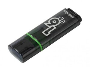 USB flash drive 16gb - smartbuy glossy series USB 3.0/3.1 gen. 1 dark grey SB16GBGS-DG