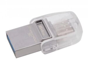 USB Flash Drive 64Gb - Kingston DataTraveler microDuo 3C DTDUO3CG3/64GB