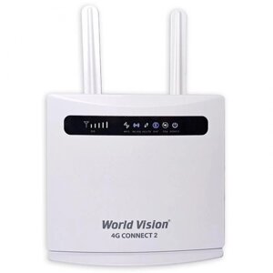 Wi-Fi роутер-модем World Vision 4G Connect 2+слот для SIM) (800 МГц-2600 МГц)