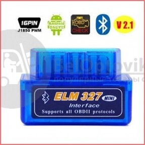 Адаптер ELM327 Bluetooth OBD II (Версия 2.1). Новая улучшенная версия С диском, спайка от компании bel-ok - магазин товаров для дома - фото 1