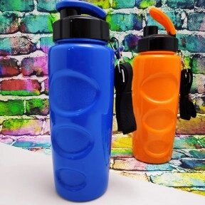 Анатомическая бутылка для воды Healih Fitness с клапаном и регулируемым ремешком, 500 мл. Сито в комплекте от компании ART-DECO МАРКЕТ - магазин товаров для дома - фото 1