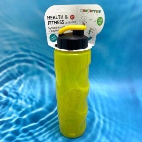 Анатомическая бутылка с клапаном Healih Fitness для воды и других напитков, 700 мл. Сито в комплекте от компании ART-DECO МАРКЕТ - магазин товаров для дома - фото 1