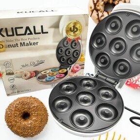 Аппарат для выпечки мини-пончиков Donut Maker KC-TTQ-1 на 7 форм, 1200W от компании ART-DECO МАРКЕТ - магазин товаров для дома - фото 1