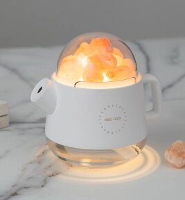 Аромадиффузор - ночник беспроводной с гималайской солью Magic Teapot, (2 режима подсветки, 360 ml, 800 mAh) / от компании ART-DECO МАРКЕТ - магазин товаров для дома - фото 1