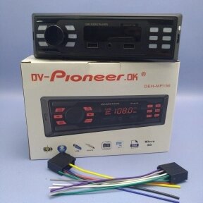 Автомагнитола DV-Pioneer. ok DEH-MP 156, Bluetooth, радио, Micro Sd от компании bel-ok - магазин товаров для дома - фото 1