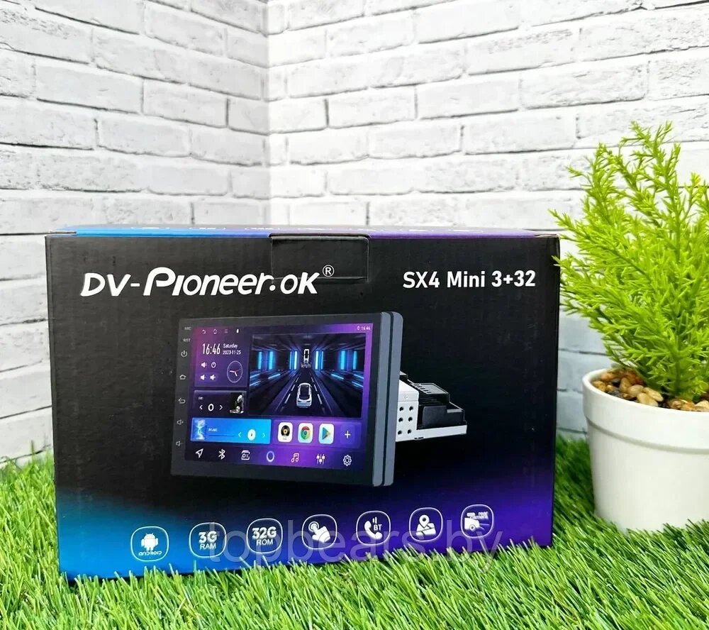 Автомагнитола DV Pioneer OK SX4 Mini 3/32 Гб Bluetooth AUX USB 7 дюймов от компании Art-deco магазин товаров для дома - фото 1