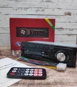 Автомобильная магнитола USB, MP3, AUX, MicroCD, мощность 60W с пультом ДУ модель  DH-3014 от компании bel-ok - магазин товаров для дома - фото 1