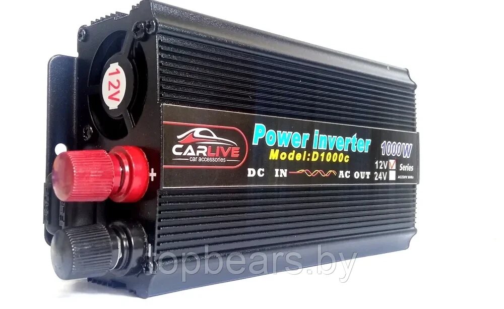 Автомобильный Инвертор CarLive 12V>>220V 1000W (A4814) от компании Art-deco магазин товаров для дома - фото 1