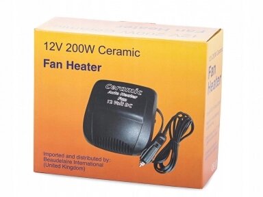 Автомобильный обогреватель с вентилятором Ceramic Fan Heater 12 V 200W от компании bel-ok - магазин товаров для дома - фото 1