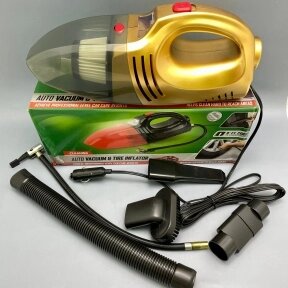 Автомобильный пылесос Auto Vacuum  Tire Inflator (с функцией компрессора) от компании bel-ok - магазин товаров для дома - фото 1