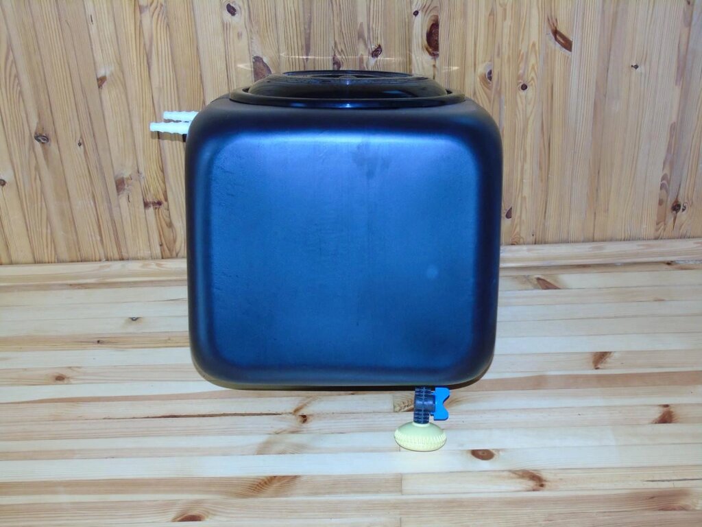 Бак для душа » Альтернатива»  100 л с  металлическим  шаровым краном (темно-синий ) от компании ART-DECO МАРКЕТ - магазин товаров для дома - фото 1