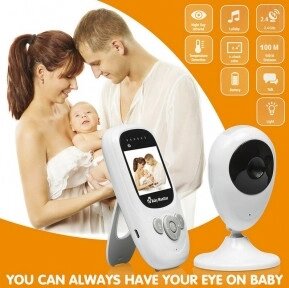 Беспроводная цифровая видео (радио) няня You Can Always Have Your Eye on Baby С ЖК дисплем 2.4 дюйма от компании ART-DECO МАРКЕТ - магазин товаров для дома - фото 1