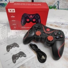 Беспроводной геймпад джойстик для телефона X3 Wireless Controller (iOS Android Tablet Windows PC TV Box) подключение от компании bel-ok - магазин товаров для дома - фото 1