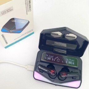Беспроводные игровые наушники М28 Play Games, PowerBank, Bluetooth 5.1 , сенсорное управление в зарядном кейсе от компании ART-DECO МАРКЕТ - магазин товаров для дома - фото 1