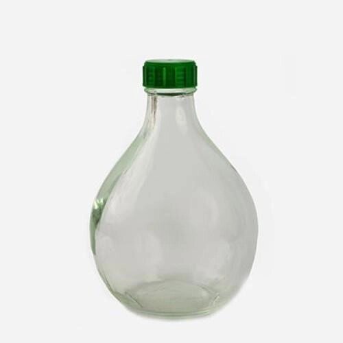 Бутыль 82-005-ГВ53 «Дамижана 3л» прозрачная с крышкой от компании ART-DECO МАРКЕТ - магазин товаров для дома - фото 1