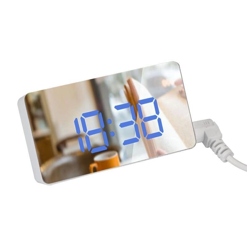 Часы электронные настольные цифровые OS-001 MINI от компании ART-DECO МАРКЕТ - магазин товаров для дома - фото 1