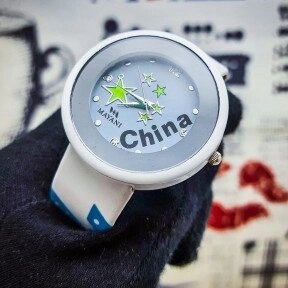 Часы наручные молодежные China (красный, черный, голубой) Голубой от компании ART-DECO МАРКЕТ - магазин товаров для дома - фото 1