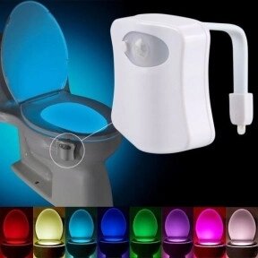 Цветная LED подсветка для унитаза (туалета) с датчиком движения Light Bowl от компании ART-DECO МАРКЕТ - магазин товаров для дома - фото 1