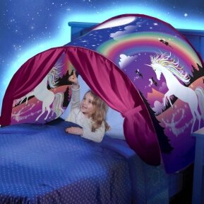 Детская палатка для сна Dream Tents (Палатка мечты) Розовая Единорог от компании ART-DECO МАРКЕТ - магазин товаров для дома - фото 1