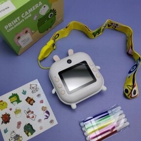 Детский фотоаппарат с мгновенной печатью Childrens Time Print Camera (фото, видео, поддержка SD-card до 32 Gb) Белый от компании bel-ok - магазин товаров для дома - фото 1