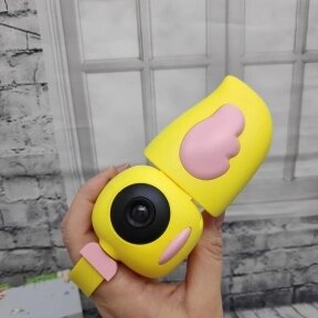 Детский фотоаппарат - видеокамера Kids Camera DV-A100 Жёлтый от компании bel-ok - магазин товаров для дома - фото 1