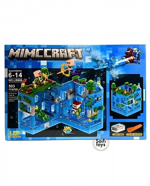 Детский конструктор Minecraft, Майнкрафт "My world" 503 деталей. от компании ART-DECO МАРКЕТ - магазин товаров для дома - фото 1