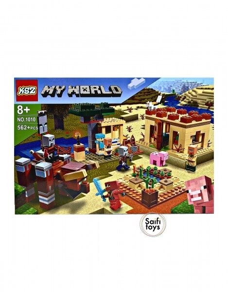 Детский конструктор Minecraft, Майнкрафт "My world" 562 деталей. от компании ART-DECO МАРКЕТ - магазин товаров для дома - фото 1