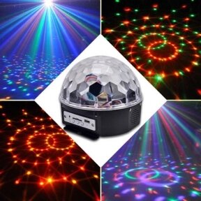 Диско-шар LED RGB Magic Ball Light, пульт ДУ, флешка (Высокое качество - Рекомендуем) от компании bel-ok - магазин товаров для дома - фото 1