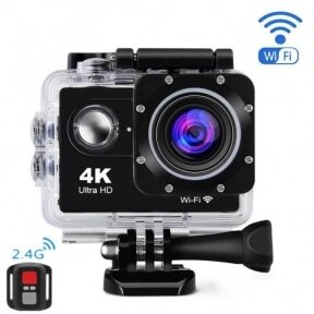 Экшн камера с пультом Action Camera Waterproof 4K Ultra HD от компании bel-ok - магазин товаров для дома - фото 1