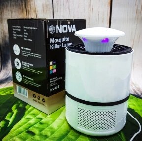 Электрическая лампа ловушка для комаров, уничтожитель насекомых Mosquito Killer Lamp NOVA NV-818 USB  (Лампа от от компании bel-ok - магазин товаров для дома - фото 1