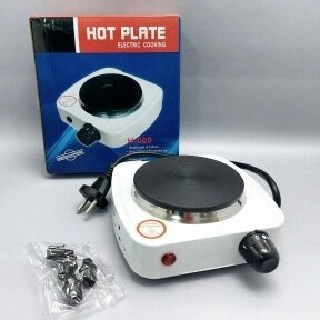 Электрическая настольная плита (одноконфорочная) HOT PLATE H-009 (220V, 500W, световой индикатор, 5 уровней мощности, от компании bel-ok - магазин товаров для дома - фото 1