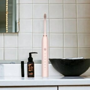 Электрическая зубная щётка Sonic toothbrush x-3  Розовый корпус от компании ART-DECO МАРКЕТ - магазин товаров для дома - фото 1