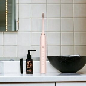 Электрическая зубная щётка Sonic toothbrush x-3  Розовый корпус от компании bel-ok - магазин товаров для дома - фото 1