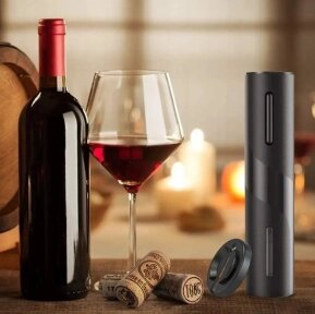 Электрический штопор для вина  Electric wine opener 23 см. Черный от компании bel-ok - магазин товаров для дома - фото 1