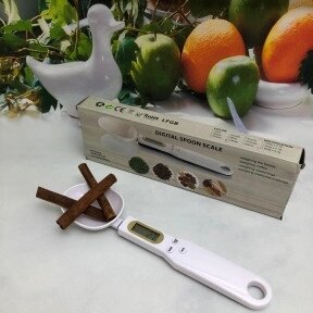Электронная мерная ложка-весы Digital Spoon Scale 500g х 0,1g Белая от компании ART-DECO МАРКЕТ - магазин товаров для дома - фото 1