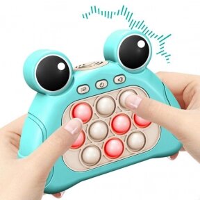 Электронная приставка консоль на память Pop It Fast Push / Антистресс игрушка для детей и взрослых Зеленый от компании ART-DECO МАРКЕТ - магазин товаров для дома - фото 1
